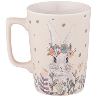 Кружка 'Bunny' с силиконовой крышкой с ушами, 400 мл 3