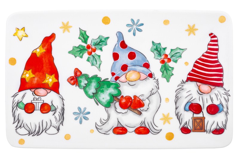 Блюдо сервировочное прямоугольное 20,3*12,5*1,5 см 