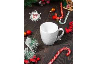 Кружка 'Снежинки' 300 мл 4