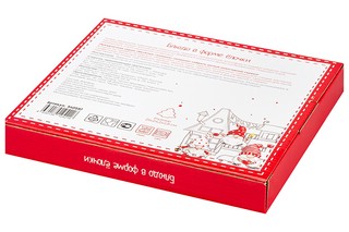 Блюдо-ёлка 'Весёлые гномики' 25*24,2*2,8 см 5