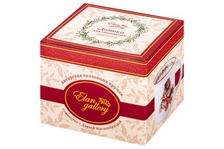 Кружка 'Домики для гномиков' с апельсинами, 355 мл, эксклюзивный дизайн 3