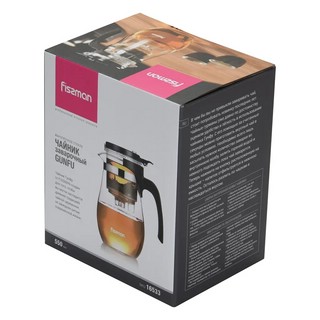 Заварочный чайник стеклянный 550 мл, Fissman 16533 6