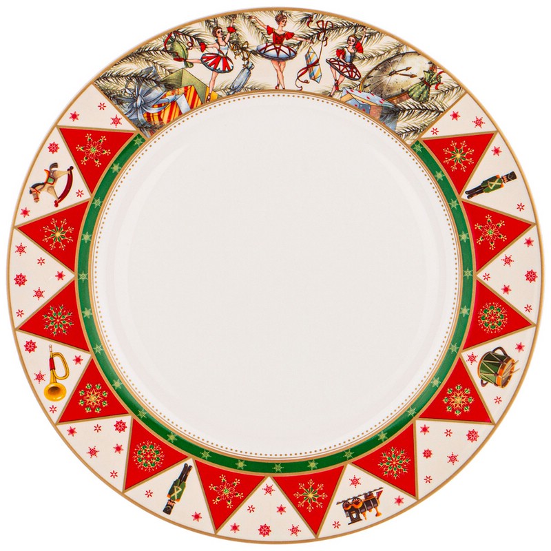 Тарелка обеденная 'Щелкунчик' 27 см