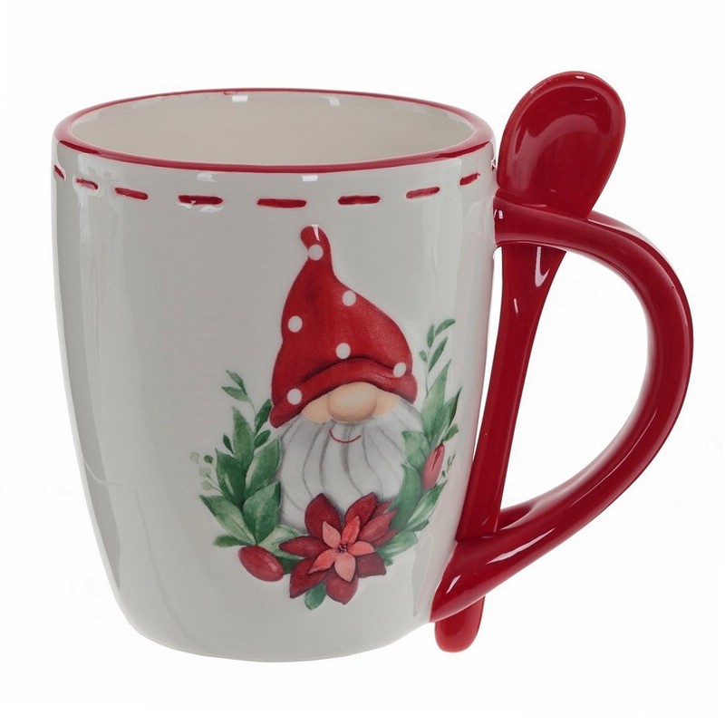 Кружка с ложкой 'Гном'