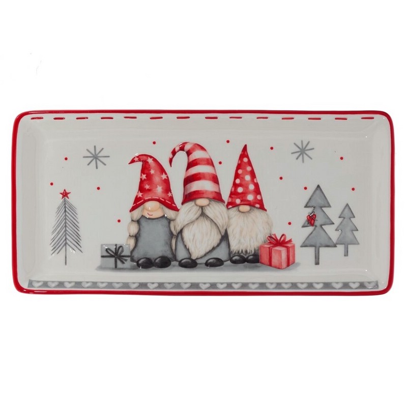 Блюдо 'Гномики' прямоугольное