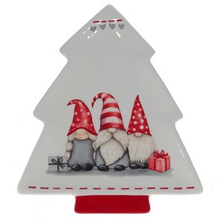 Тарелка 'Елка с гномами' 1