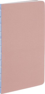 Записная книжка Moleskine 'Chapter' в линейку, 9,5x18см, Slim Medium, розовая 2