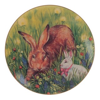 Блюдо 'Кролики на лугу' 1