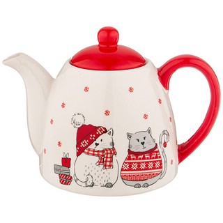 Чайник заварочный 'Christmas Cat' 20х13х14 см 1