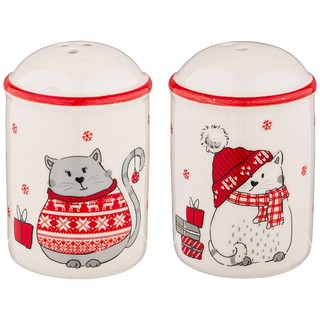 Набор для специй 2 предмета 'Christmas Cat' 5х5х7.7 см 1