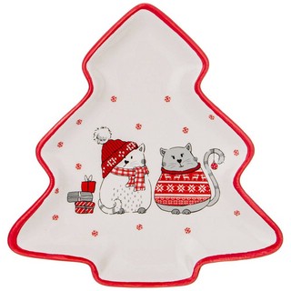 Блюдо-ёлка 'Christmas Cat' 21.6 х 21 см 1