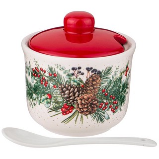 Сахарница с ложкой 'Праздник' 10 см, 300 мл 3