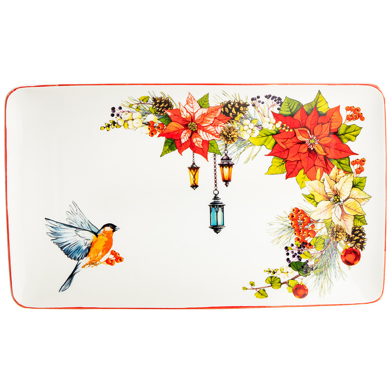 Тарелка 'Celebration' прямоугольная 25х15 см