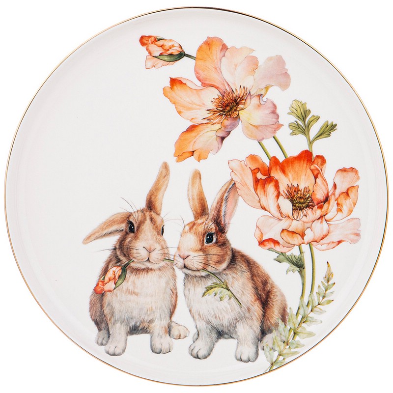 Тарелка 'Sense' 23 см (кролики)