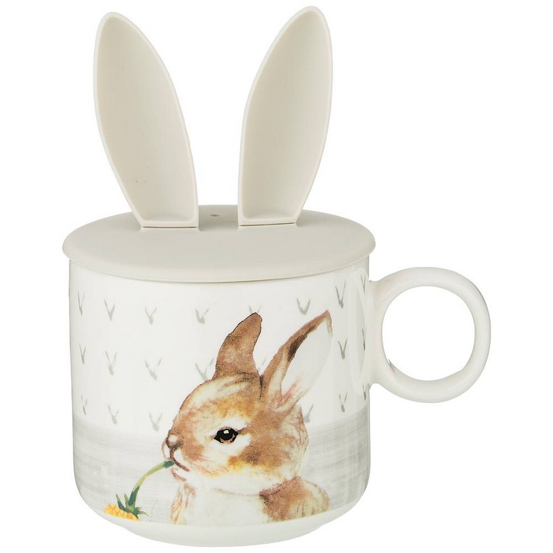 Кружка с силиконовой крышкой 'Лесная сказка' 340 мл