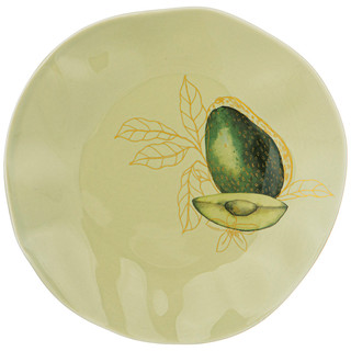 Тарелка закусочная 'Avocado' 21 см, зеленая