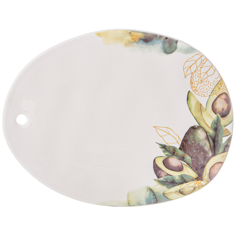 Блюдо 'Avocado' сервировочное, 32х25 см
