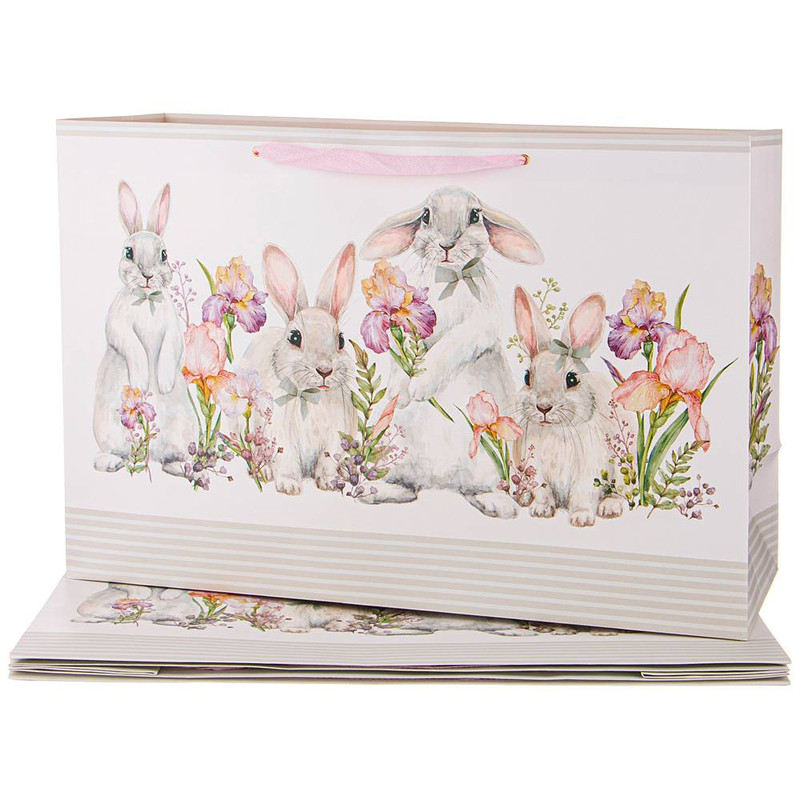 Пакет подарочный 'Ирисы' (Irises) 60х40х23 см, Lefard