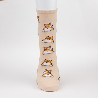 Носки 'Корги-релакс' беж, размер 35-39 4
