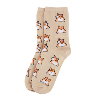 Носки 'Корги-релакс' беж, размер 35-39 7