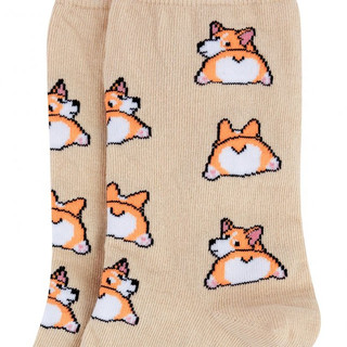 Носки 'Корги-релакс' беж, размер 35-39 8