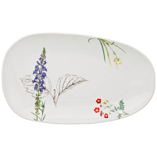 Тарелка обеденная 'Meadow' овальная, 35х21 см