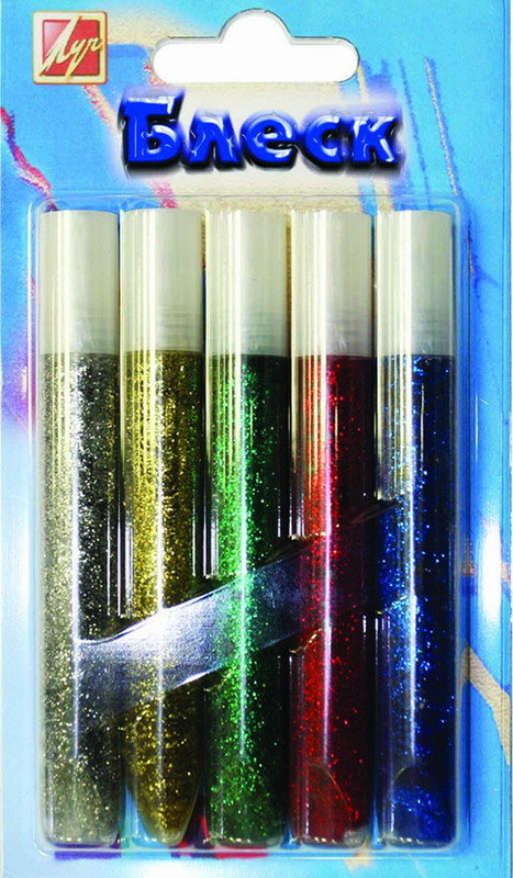 Гель с блестками 'Блеск', 5 цветов