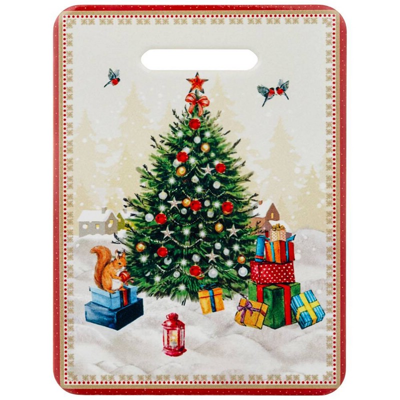 Подставка под горячее 'С Новым Годом!' прямоугольная 15х20 см  (ёлка)