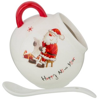 Солонка с ложкой 'С Новым Годом!' 10 см 3