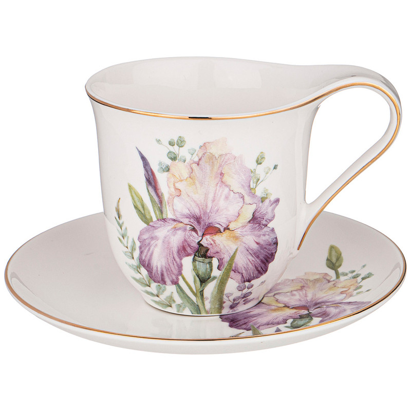 Чайная пара 'Ирисы' (Irises) 275 мл, Lefard