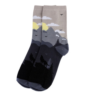 Носки 'Волки и горы', разм.40-45, артикул KW009-001040 2