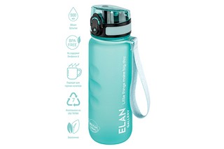 Бутылка для воды 500 мл 6,5*6,5*23 см 'Style Matte' с углубле...