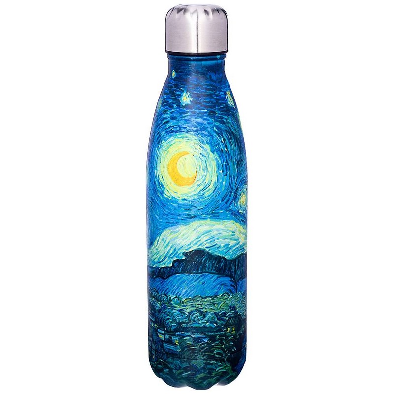 Термос вакуумный 'Ван Гог' (термобутылка) 500 мл, корпус нержавеющая сталь