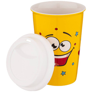 Кружка 'Smile' 400 мл, с крышкой 3