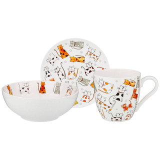 Набор для завтрака 'Котомания', 3 предмета, артикул 151-139 3
