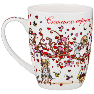 Кружка 'Дерево сердец', 400 мл 4