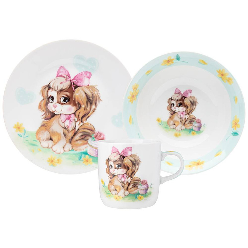 Набор посуды из 3-х предметов, детский