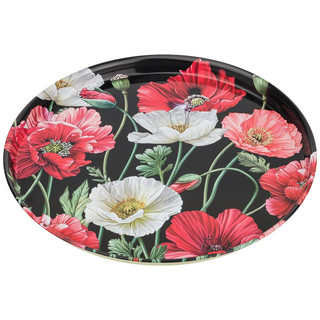 Поднос сервировочный 'Маки' d 33 см 2