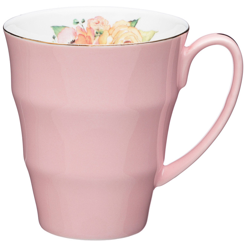Кружка 'Времена года' 350 мл, розовая