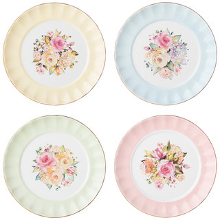 Набор тарелок десертных 'Времена года' 19 см, 4 шт.в наборе