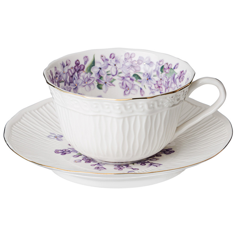 Чайная пара 'Сирень' (Lilac) 350 мл