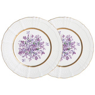 Набор из 2-х закусочных тарелок 'Сирень' (Lilac) 20.5 см