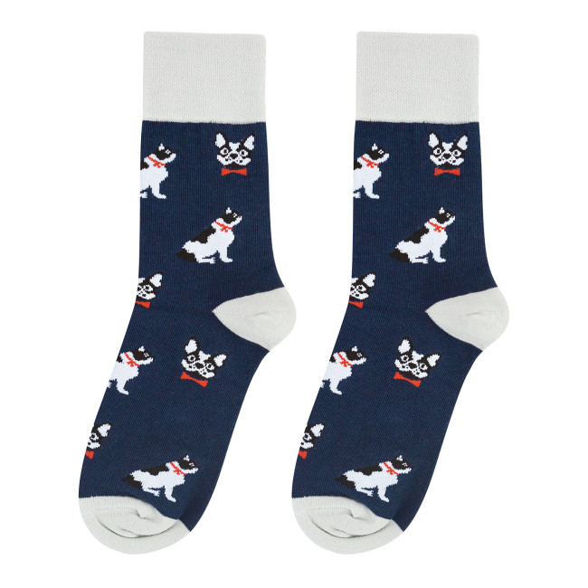 Носки 'Мопсы', разм.40-45, артикул KW009-000987