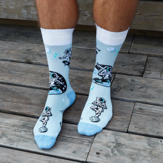 Носки 'Йога в космосе', разм.40-45, артикул KW009-001043 10