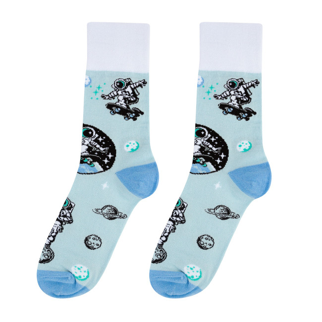 Носки 'Йога в космосе', разм.40-45, артикул KW009-001043