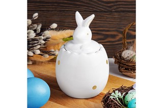 Сахарница - баночка для специй 200 мл 8*8*12 см 'Кролик' + кр...