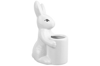 Вазочка п/зубочистки 6,5*4,5*10 см 'Зайчик' + зубочистки  4