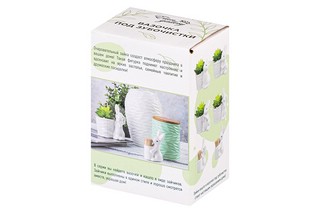 Вазочка п/зубочистки 6,5*4,5*10 см 'Зайчик' + зубочистки  7