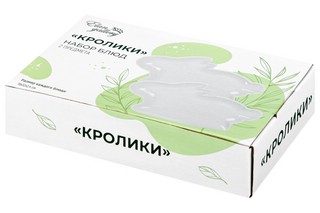 Набор 2 блюд 19*12*2,4 см 'Кролики'  6