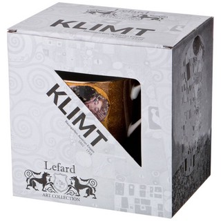 Чайная пара 'Поцелуй' (Г.Климт) 500 мл, золотая 2